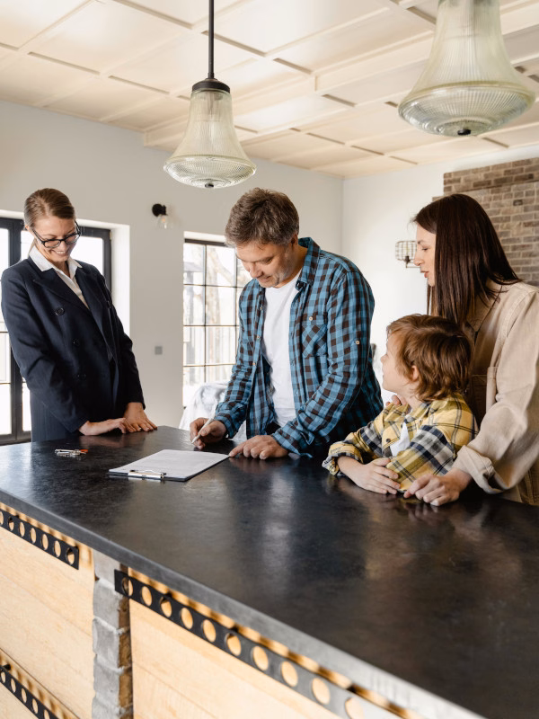 Signature d'une vente